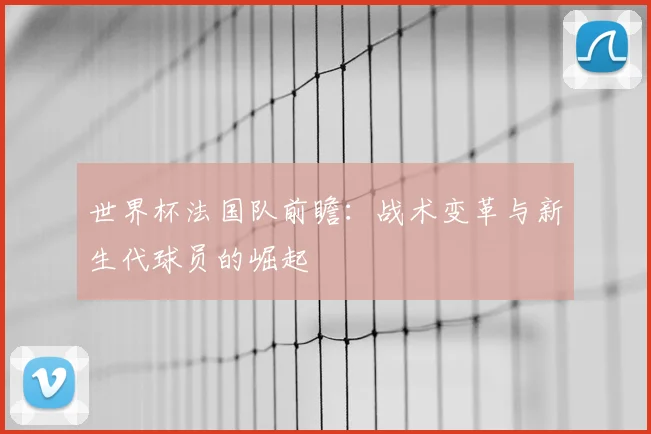 世界杯法国队前瞻：战术变革与新生代球员的崛起